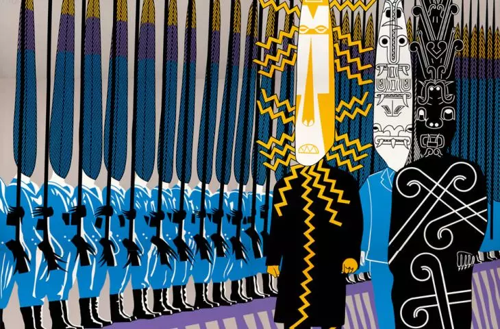 KANDYD (WOLTER), 1983, silkscreen, paper on canvas
