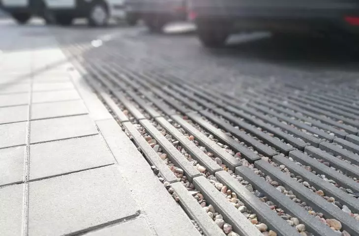 ECO GRATTA tile - realization