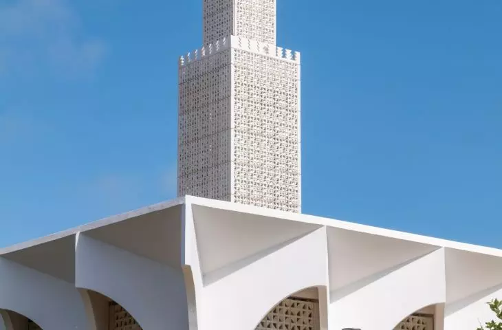 The Plage des Nations Mosque in Morocco