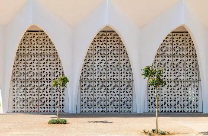 The Plage des Nations Mosque in Morocco