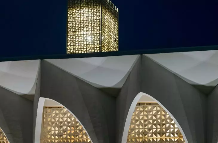 The Plage des Nations Mosque in Morocco