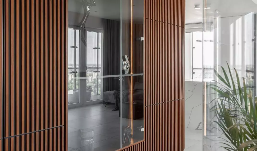 Apartament z palmiarnią w Warszawie projektu AMJ studio