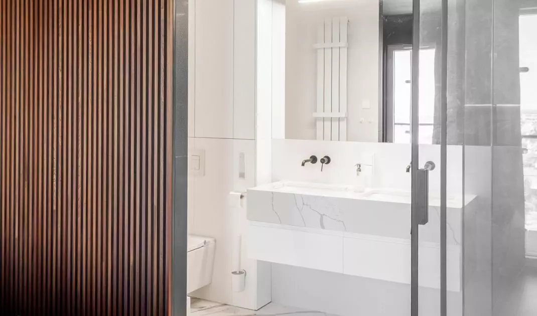 Apartament z palmiarnią w Warszawie projektu AMJ studio