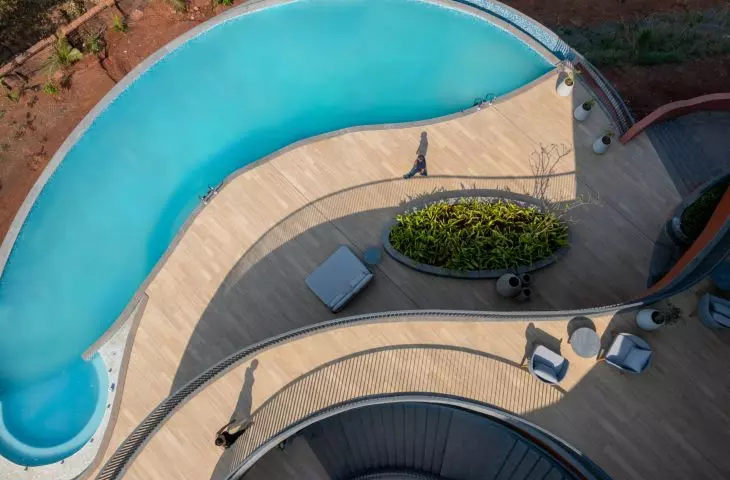 Crest Nine in Anjarle, designed by Sanjay Puri Architects