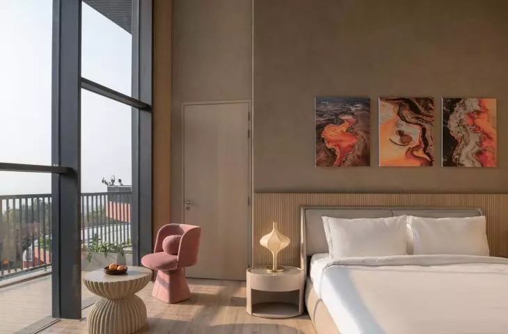 Crest Nine in Anjarle, designed by Sanjay Puri Architects