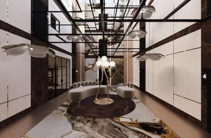 hotel lobby