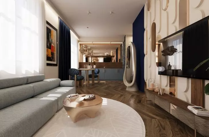salon w pokoju hotelowym premium
