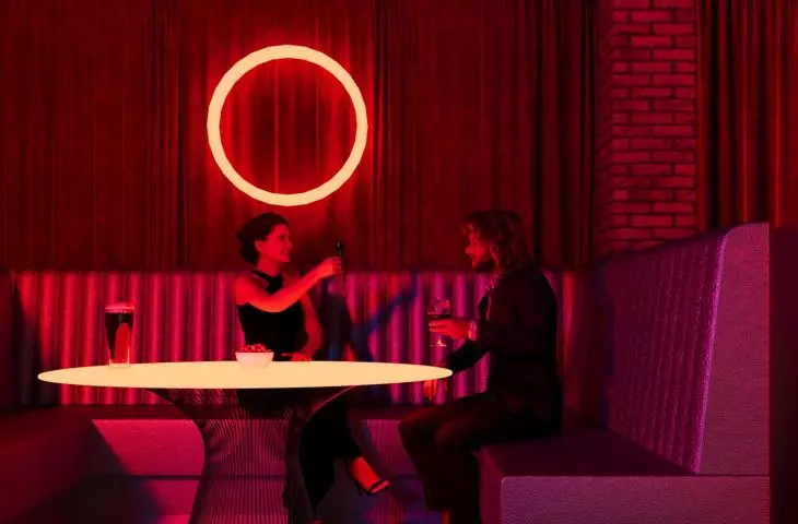 bar area
