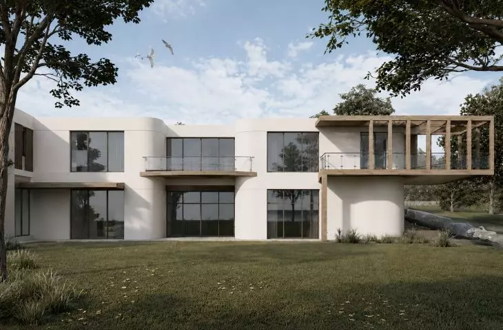 widok na balkon
