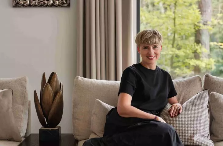 Aleksandra Dębińska-Węgiełek of Węgiełek Architekci Wnętrz, the designer of the interior of Villa Czarodziejka