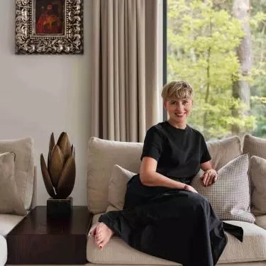 Aleksandra Dębińska-Węgiełek of Węgiełek Architekci Wnętrz, the designer of the interior of Villa Czarodziejka