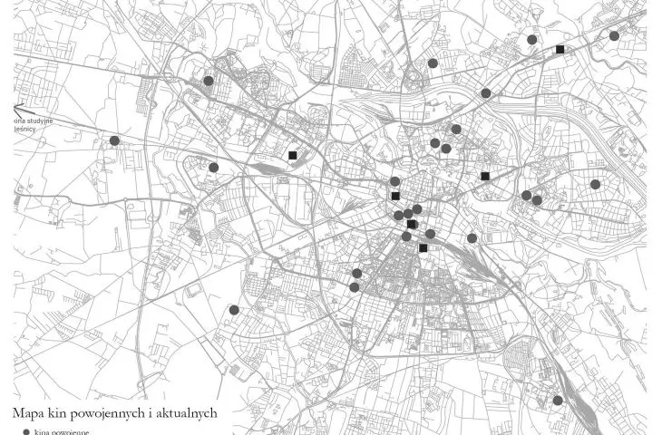 mapa kin wrocławskich