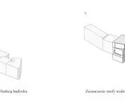 schematic of the building's form