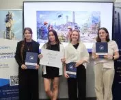 Second-place winners: Olga Chomiuk, Aleksandra Kampa, Sandra Laby, Angelika Majer