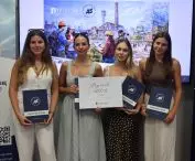 First-place winners: Julia Gryglewska, Wiktoria Lelek, Natalia Szeląg, Emilia Zięba