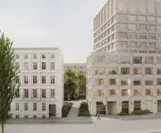 budynek ma być oddzielony od kamienicy przy ulicy Wybrzeże Słowackiego 5; przejście prowadzi na zielony dziedziniec