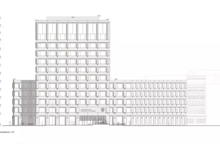 north facade