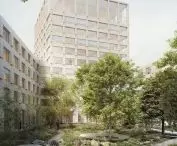 inner, green courtyard 