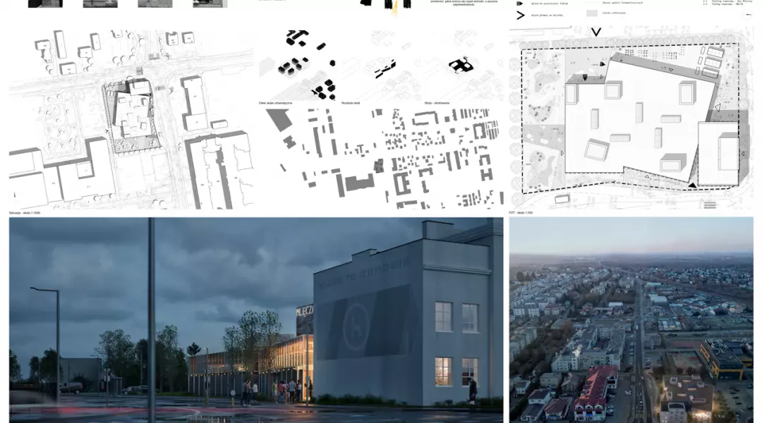 III Nagroda, proj.: Damian Nowak, Paweł Wołczański, Paulina Szymaniak