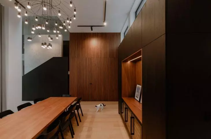 Interiors of the House Among the Trees in Poznań, designed by mode:lina™