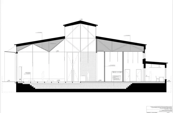 A-A cross-section