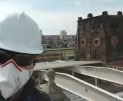 Construction of the PLATO Contemporary Art Gallery