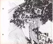 Projekt Kolegium Polonijnego UJ w Przegorzałach, plan sytuacyjny, 1974