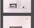 Dom jednorodzinny prefabrykowany z odpadów drzewnych, dla Ministerstwa Górnictwa, elewacje, 1957