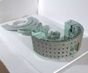 Radio Kraków Headquarters, competition model; model designed by Edwin Drewniak