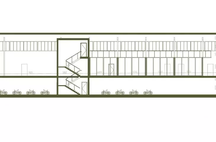 B-B cross-section