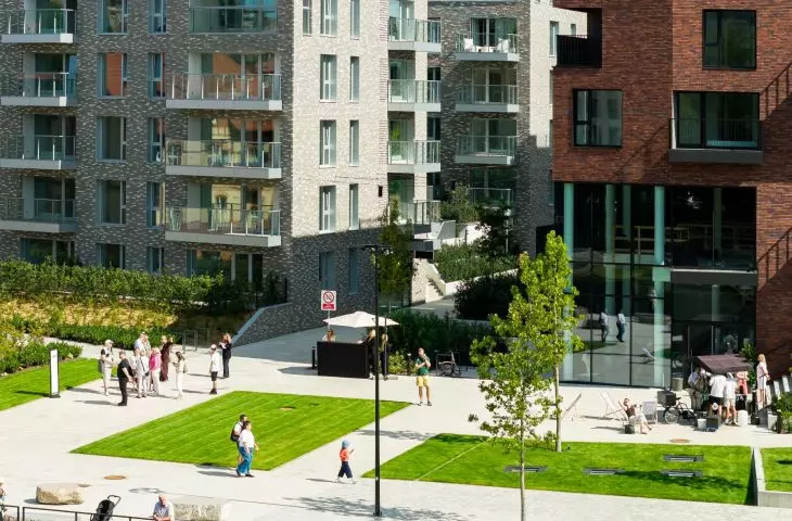 In the first phase of the new development on the site of the former Brama Nizinna train station, 174 apartments were built