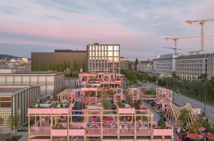 The Rosa Remise in Zurich, designed by HELLO WOOD