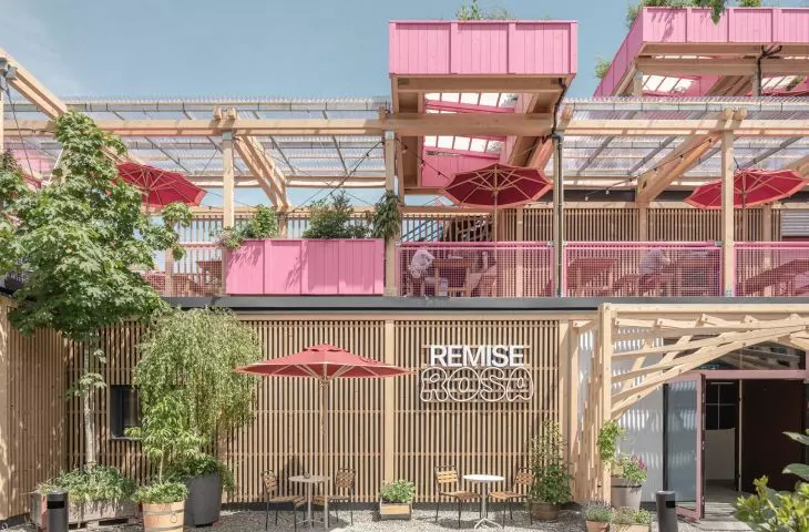 The Rosa Remise in Zurich, designed by HELLO WOOD