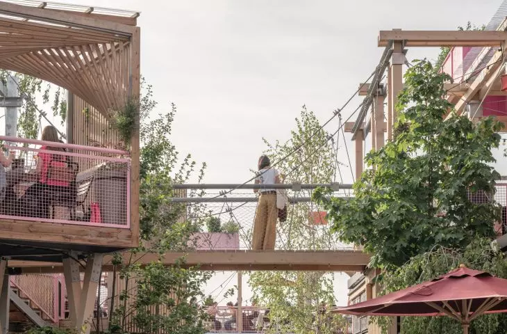 Remise Rosa w Zurychu projektu HELLO WOOD