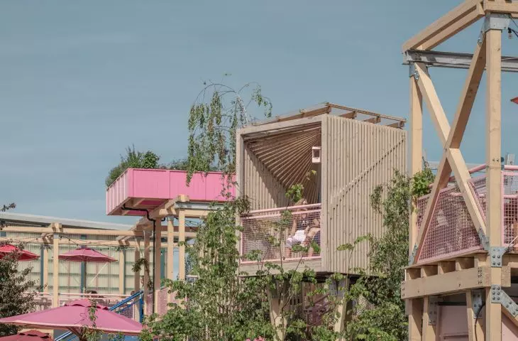 The Rosa Remise in Zurich, designed by HELLO WOOD