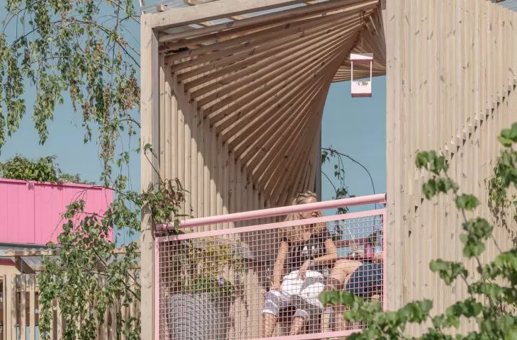 Remise Rosa w Zurychu projektu HELLO WOOD