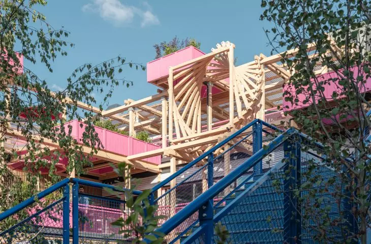 Remise Rosa w Zurychu projektu HELLO WOOD