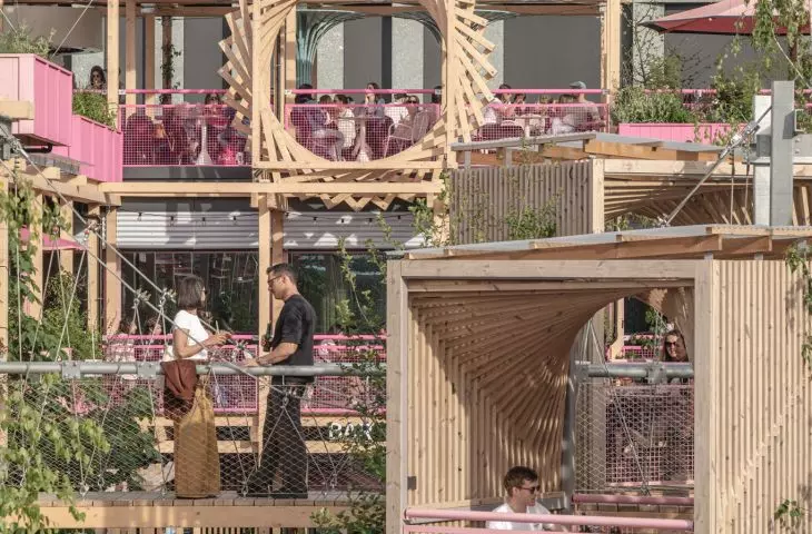 Remise Rosa w Zurychu projektu HELLO WOOD