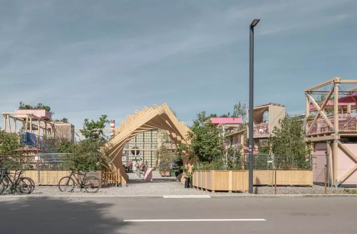 Remise Rosa w Zurychu projektu HELLO WOOD