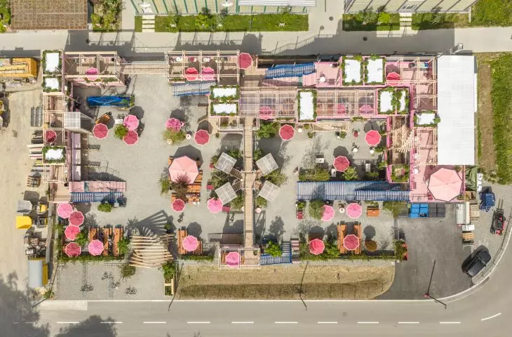 Remise Rosa w Zurychu projektu HELLO WOOD