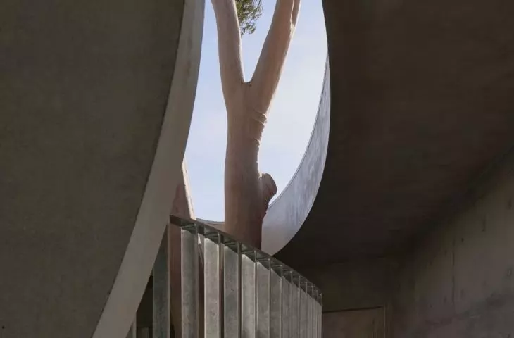 Flyover w Marcellin College w Bulleen w Australii projektu Farrell Wray Architects