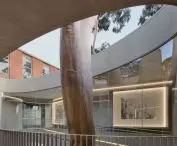 Flyover at Marcellin College in Bulleen, Australia, designed by Farrell Wray Architects