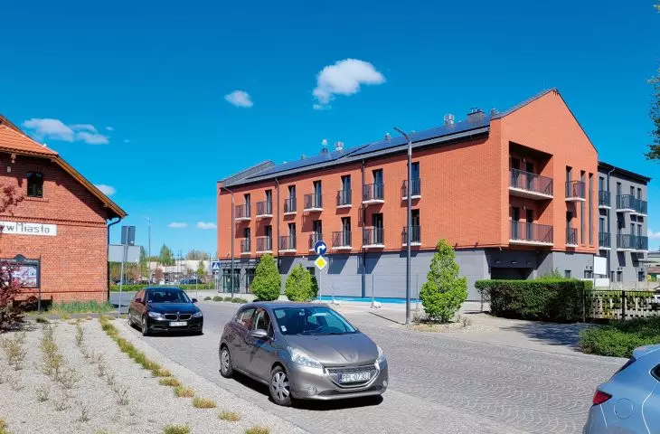 The Compact Lab Pleszew Business Incubator and Hotel on Kolejowa Street, next to the train station and library