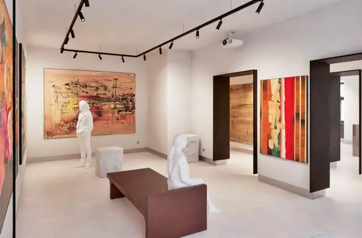 Interior of the Museum of Contemporary Art (Kamienica Museum), rendering