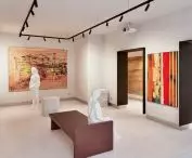 Interior of the Museum of Contemporary Art (Kamienica Museum), rendering