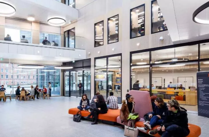 Research into acoustics began more than 130 years ago. Today, many modern universities prioritize students’ acoustic comfort by installing acoustic panels on their ceilings. Royal Holloway, London