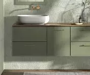 A soothing color palette as a way to create visual balance. The LAGOM and ORiSTO Collections