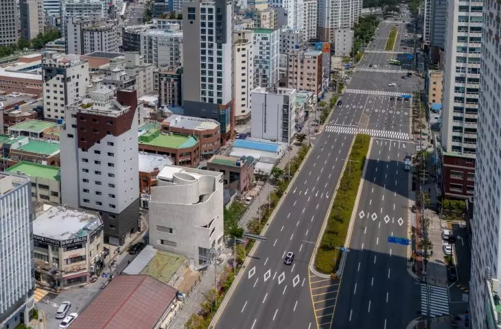 Urban Egg w Busan projektu U.GA Architects