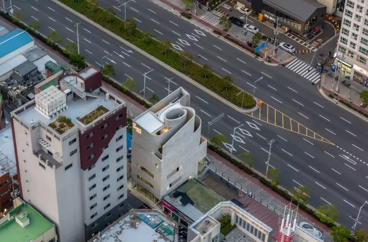 Urban Egg w Busan projektu U.GA Architects