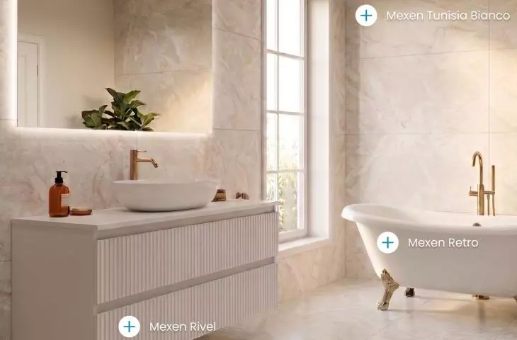 A Stylish Bathroom by Mexen